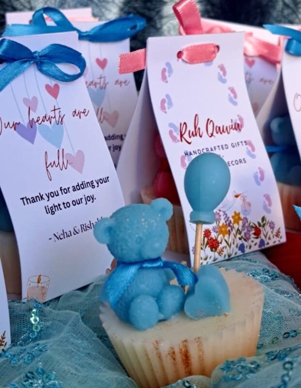 Baby shower candles image for neha and rishabh 1