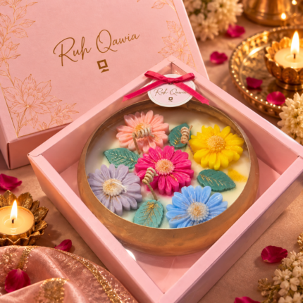 7 Inch Hammer Urli - daisy theme candle with box