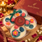 Big Round Lotus Pond T-light Candle Set