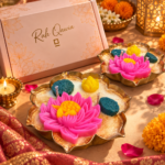 Lotus Urli Candle - Lotus pond theme design 1