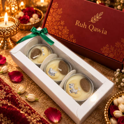 T - light set of 3 box - kaju badam theme