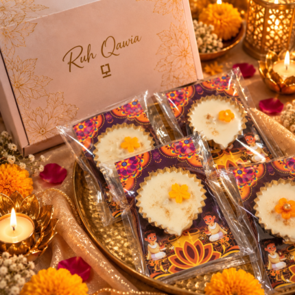 Urli Diya Candle with Happy Diwali Card