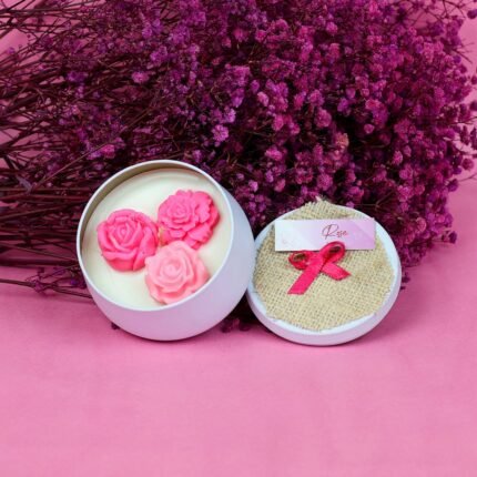 Tin Gift Pot Candle - Round